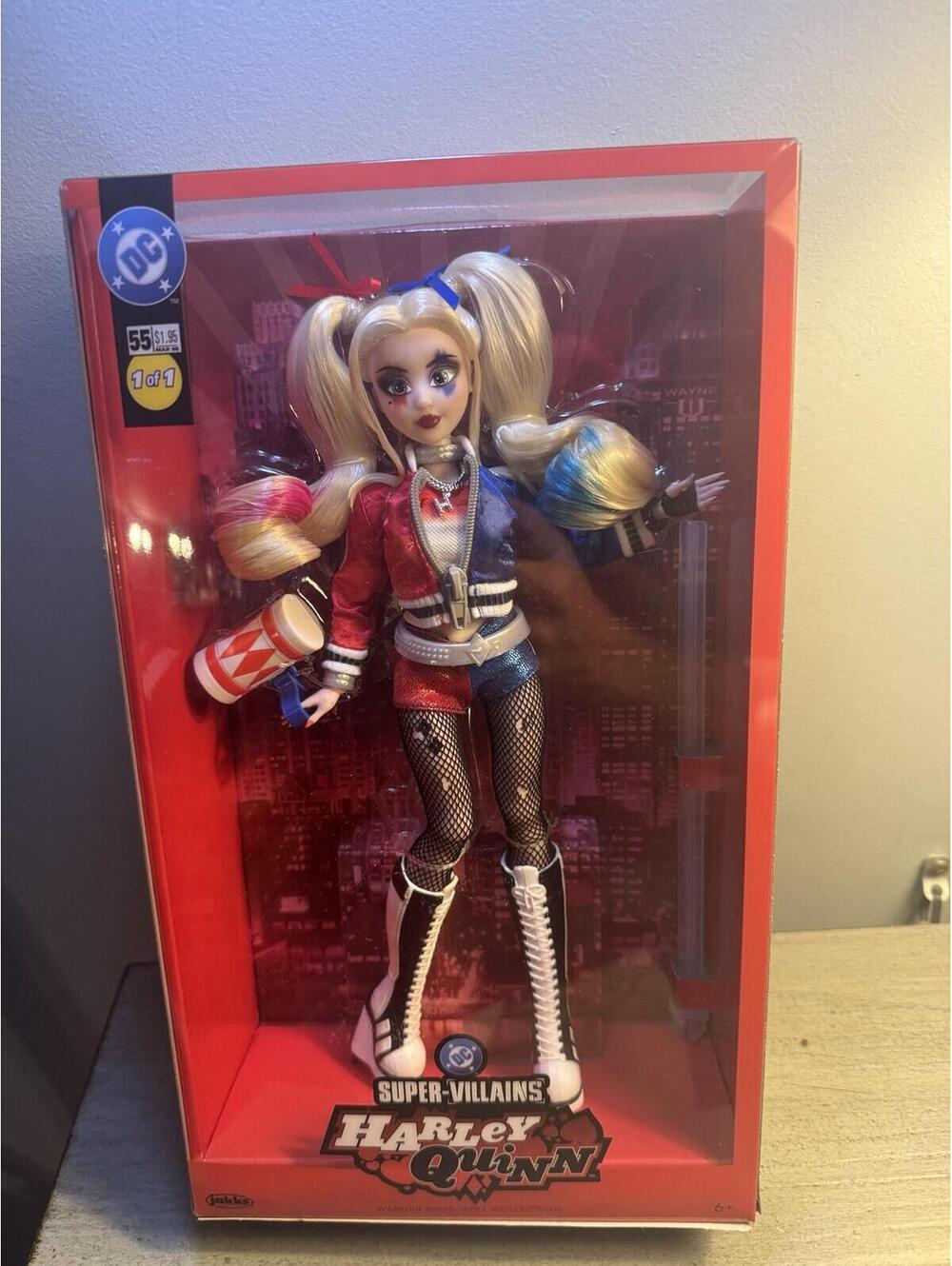 DC Super Villains Harley Quinn Fashion Doll Jakks Pacific 1 of 1 NRFB